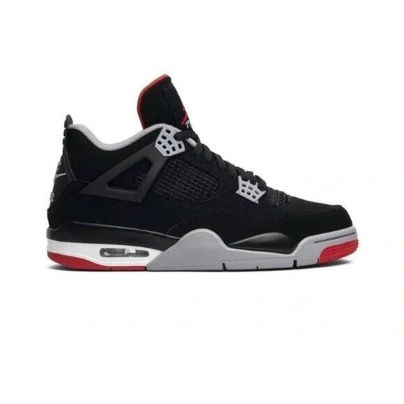 2019 Air Jordan 4 Retro OG 'Bred' 2019 Size 9 Excellent Condition - Picture 3 of 10